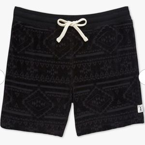 Chubbies the Crop Circles Velour Black Drawstring 5.5" Lounge Frat Beach XXL New